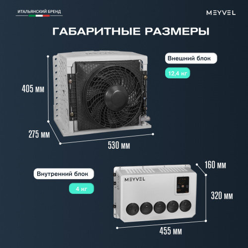 Автомобильный кондиционер Meyvel AC-24TEC2800