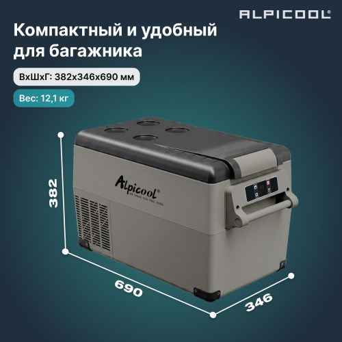 Автохолодильник Alpicool CF35 (12/24)
