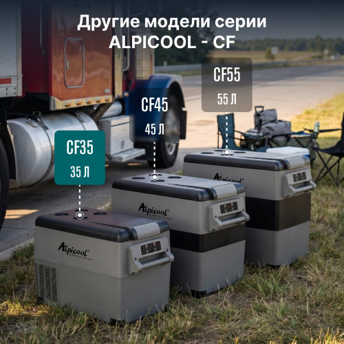 Автохолодильник Alpicool CF35 (12/24)