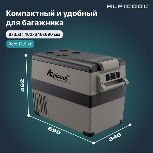 Автохолодильник Alpicool CF45 (12/24)