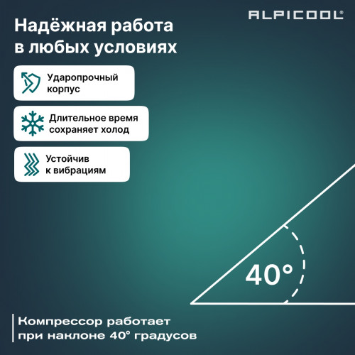 Автохолодильник Alpicool CF45 (12/24)
