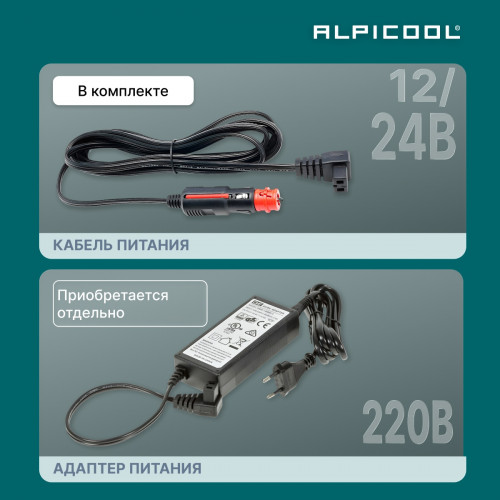 Автохолодильник Alpicool CF45 (12/24)