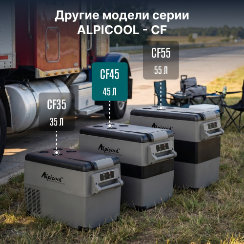 Автохолодильник Alpicool CF45 (12/24)