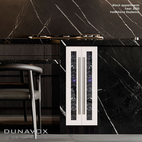 Винный шкаф Dunavox DX-7.20WK/DP
