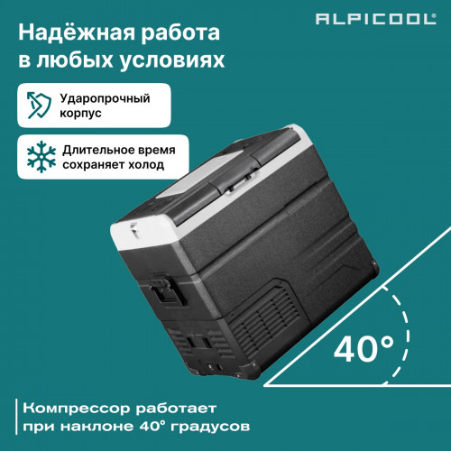 Автохолодильник Alpicool TS60 (12/24)