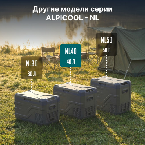 Автохолодильник Alpicool NL40 (12/24)
