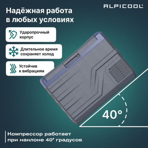 Автохолодильник Alpicool NL40 (12/24)