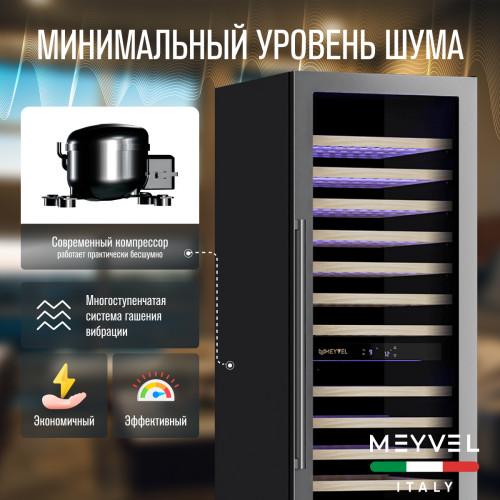 Винный шкаф Meyvel MV163-KST2