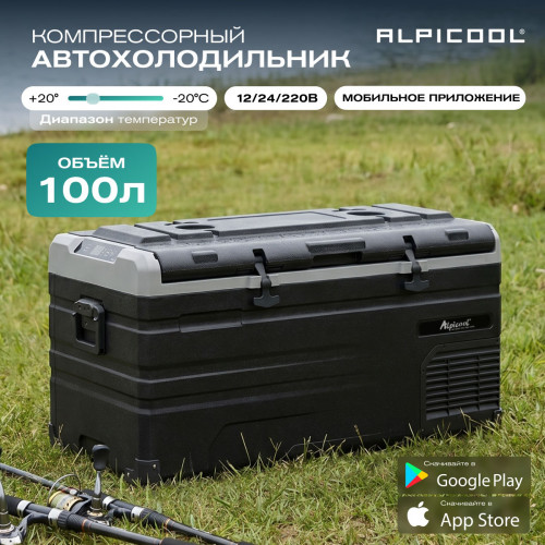 Автохолодильник Alpicool TS100 (12/24)