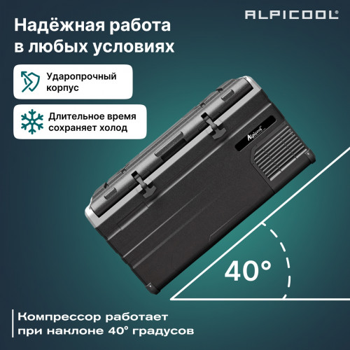 Автохолодильник Alpicool TS100 (12/24)