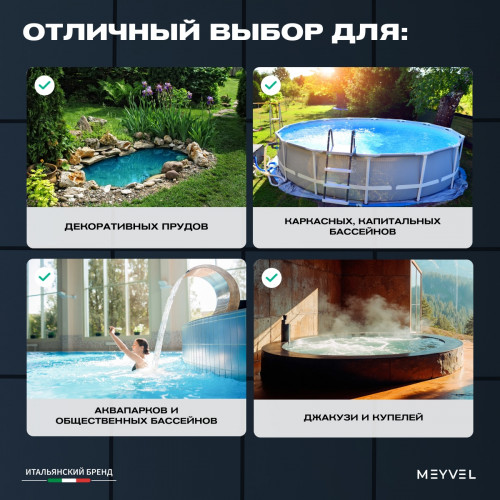 PH+ (Плюс) Meyvel cредство для повышения pH воды в бассейне 1 л