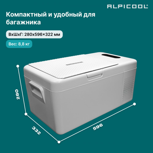 Автохолодильник Alpicool S15 (12/24)