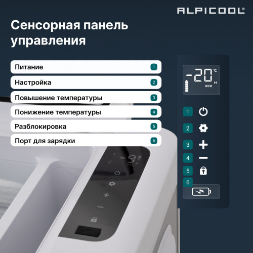 Автохолодильник Alpicool MK35 (12/24)