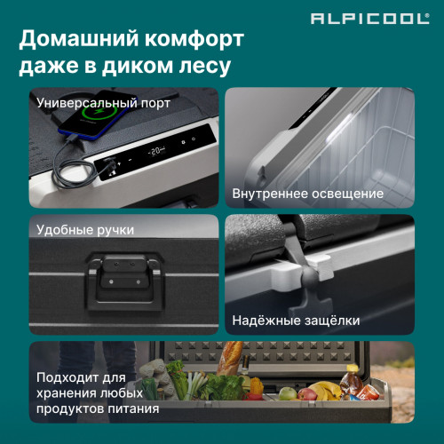 Автохолодильник Alpicool TS120 (12/24)