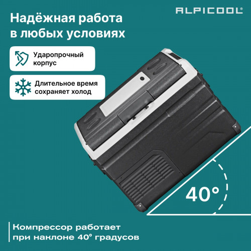 Автохолодильник Alpicool TS40 (12/24)