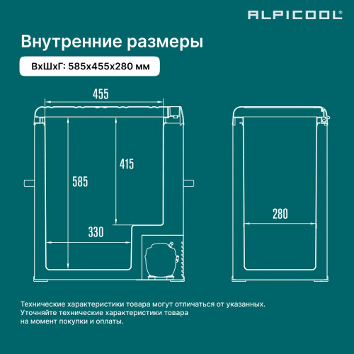 Автохолодильник Alpicool C75