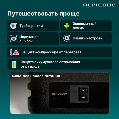 Автохолодильник Alpicool CL30 (12/24)
