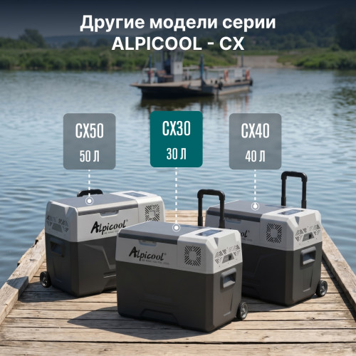 Автохолодильник Alpicool CX30 (12/24)