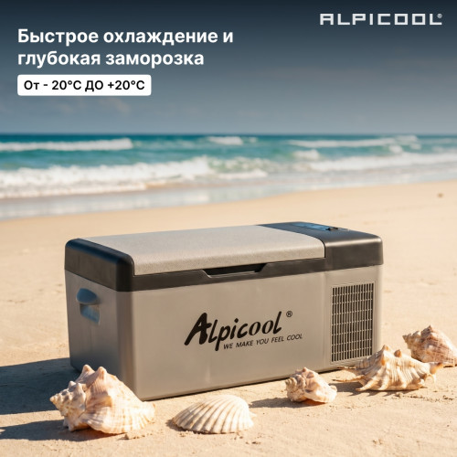 Автохолодильник Alpicool C15 (12/24)