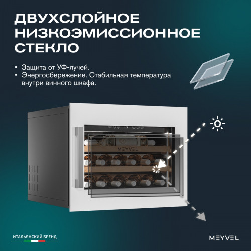 Винный шкаф Meyvel MV19PRO-KWB1