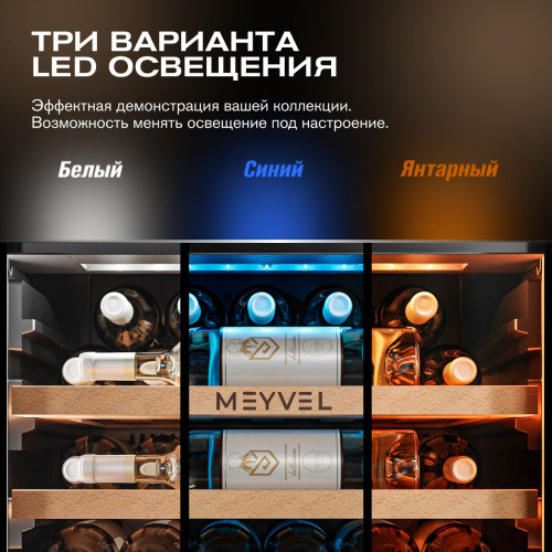 Винный шкаф Meyvel MV19PRO-KWB1