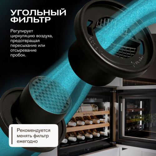 Винный шкаф Meyvel MV19PRO-KWB1