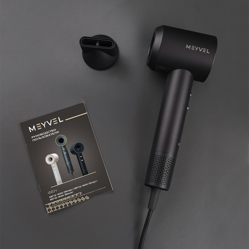 Фен для волос Meyvel MF12-1600 (Чёрный)