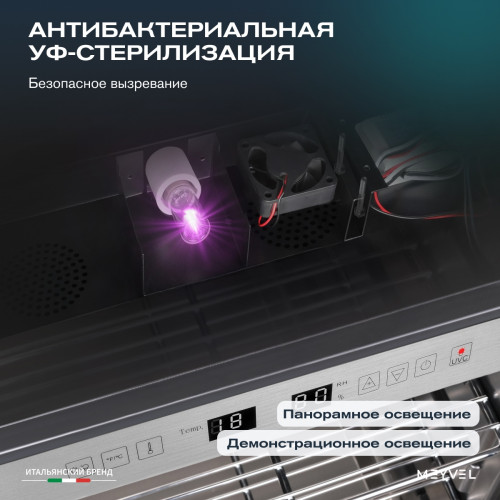 Холодильник для сухого вызревания мяса Meyvel MM-135SR