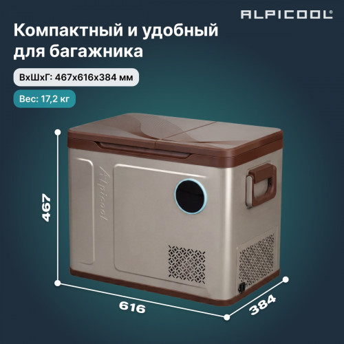 Автохолодильник Alpicool WH48 (12/24)