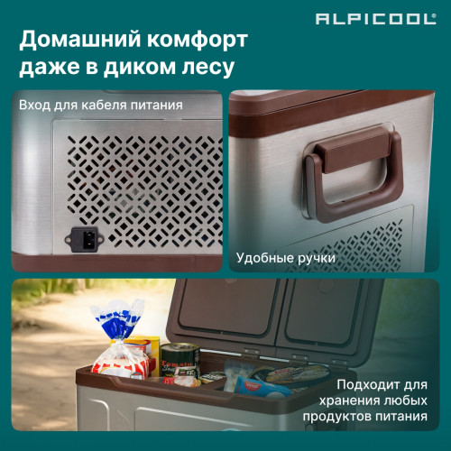 Автохолодильник Alpicool WH58 (12/24)