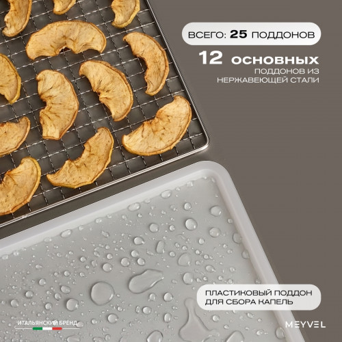 Дегидратор Meyvel MDH12-2S (Чёрный)