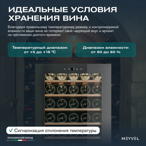 Винный шкаф Meyvel MV30-KBF1